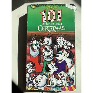 101 DALMATIANS CHRISTMAS (VHS) 1998 Retro Movie Night 60's Disney G Rated Fun